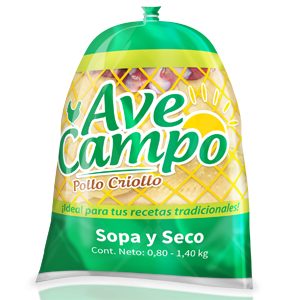 sopa y seco ave campo